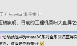 华为Mate 80被曝全系回归直屏设计 博主：续航非常猛