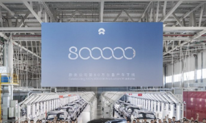 蔚来第80万台量产车下线 李斌：将持续投入技术创新