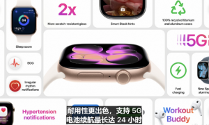 Apple Watch Series 11正式发布 苹果首款5G智能手表！