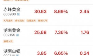 黄金涨逾2%，逼近3400美元！A股黄金概念股拉升，这些个股集体涨停！金价还会涨吗？