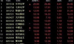 突发！化工股，涨停潮！发生了什么？