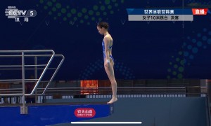 世锦赛四连冠！陈芋汐摘得女子10米跳台金牌