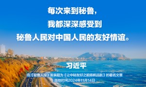 习近平：驾驶中秘友好之船驶向更加美好的未来