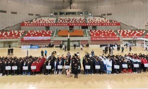 17支东北区域中学排球运动队齐聚盘锦切磋技艺