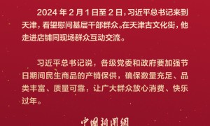 【团圆年】习言道｜让广大群众放心消费、快乐过年
