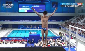 9金收官！跳水世界杯总决赛朱子锋、程子龙包揽男子10米台冠亚军