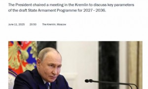 普京召开会议 要求俄罗斯重点打造最现代化的武器系统