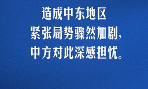习言道｜各方应该推动中东局势尽快降温