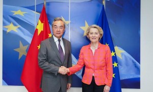 欧盟委员会主席冯德莱恩会见王毅