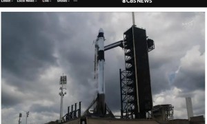 因天气原因 SpaceX升空前67秒取消火箭发射