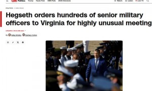 “极不寻常！” 外媒：美防长召集数百名军方将领下周紧急开会