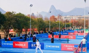 中国匹克球巡回赛总决赛在桂林举行
