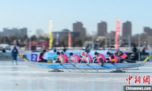 2024—2025冰上龙舟超级联赛总决赛在内蒙古锡林郭勒举办
