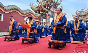 闽台妈祖宫庙共祈年迎新春