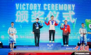 亚洲举重锦标赛开赛首日 中国队赵金红刷新世界纪录