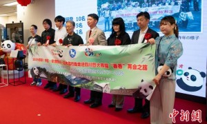 中国彩绘熊猫艺术国际巡展东京站开幕