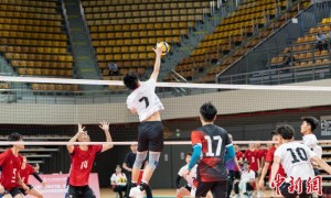 十五运会男子排球测试赛在广州收官
