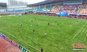 首届“友谊杯”中俄足球邀请赛在吉林珲春开赛