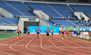 第一届全国青少年田径运动会第三个比赛日 广东队收获两银一铜