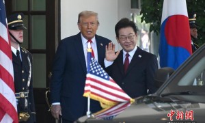 美韩领导人在白宫举行会晤