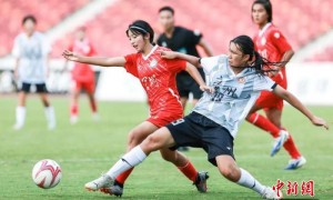 十五运会足球项目女子成年组测试赛在佛山落幕