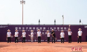 中外网坛选手长沙征战WTA国际女子网球巡回赛