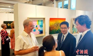 “和平与未来”中法艺术联展在法国格拉斯市启幕
