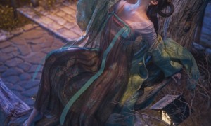 《黑神话》艺术家新作品曝出：蜘蛛二姐赤足恣意饮酒