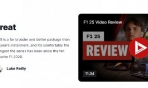 《F1 25》IGN 8分：自《F1 2020》以来的最强之作！