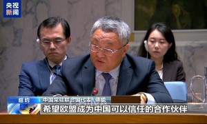 中国常驻联合国代表：望欧盟成为中国可信任的合作伙伴