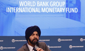 记者手记｜关税阴云笼罩IMF和世行春季会议