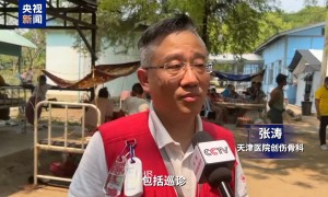 中国医疗队“移动药房”深入缅甸震中灾区
