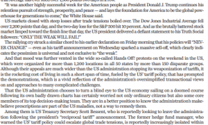 和评理 |“对等关税”遭内外夹击：美国强装体面，中国果断亮剑