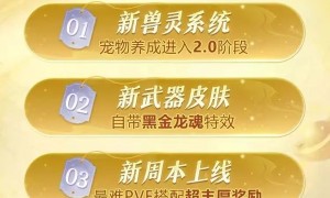 新武器皮肤、兽灵系统、交易平台…2025全新大版本来了！去福利服玩新版本喽～