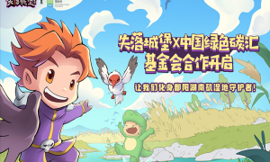 《失落城堡》X中国绿色碳汇基金会合作确认！白鹤造访，化身湿地守护者！